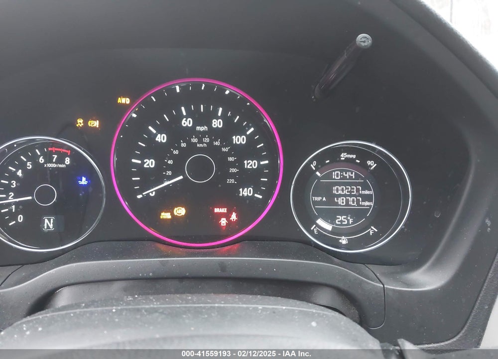 2016 HONDA HR-V EX-L VIN: 3CZRU6H77GM757253