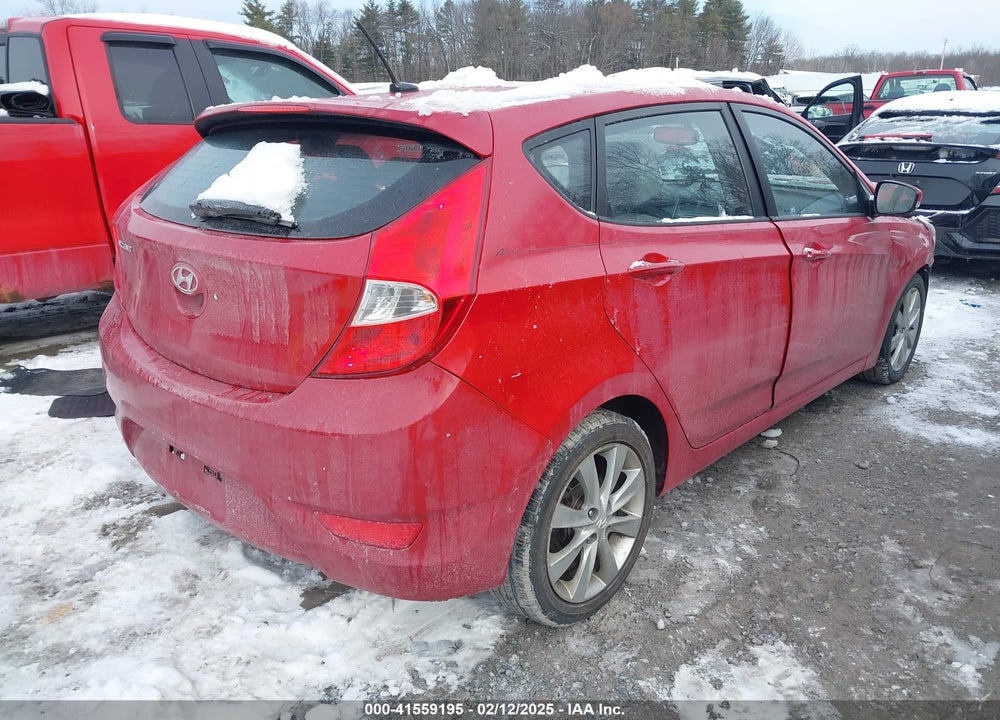 2013 HYUNDAI ACCENT VIN: KMHCU5AE6DU117746