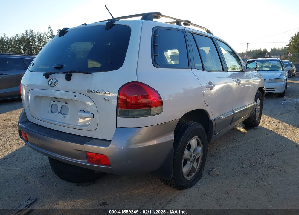 2006 HYUNDAI SANTA FE VIN: KM8SC13D76U105720
