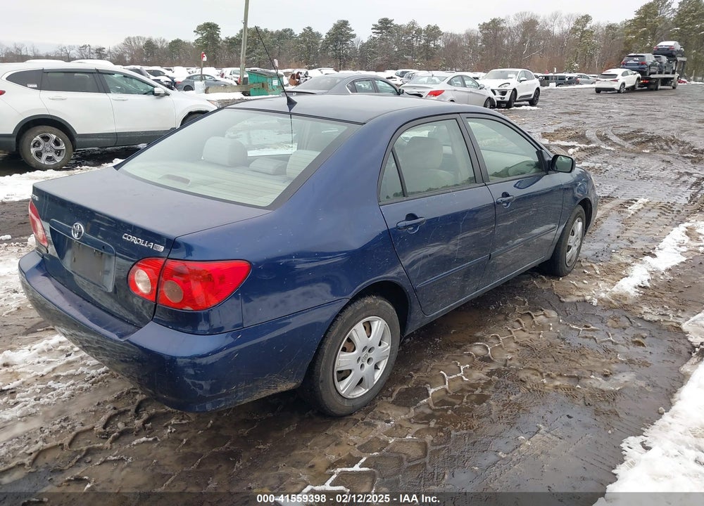 2006 TOYOTA COROLLA LE VIN: 2T1BR32E86C567127