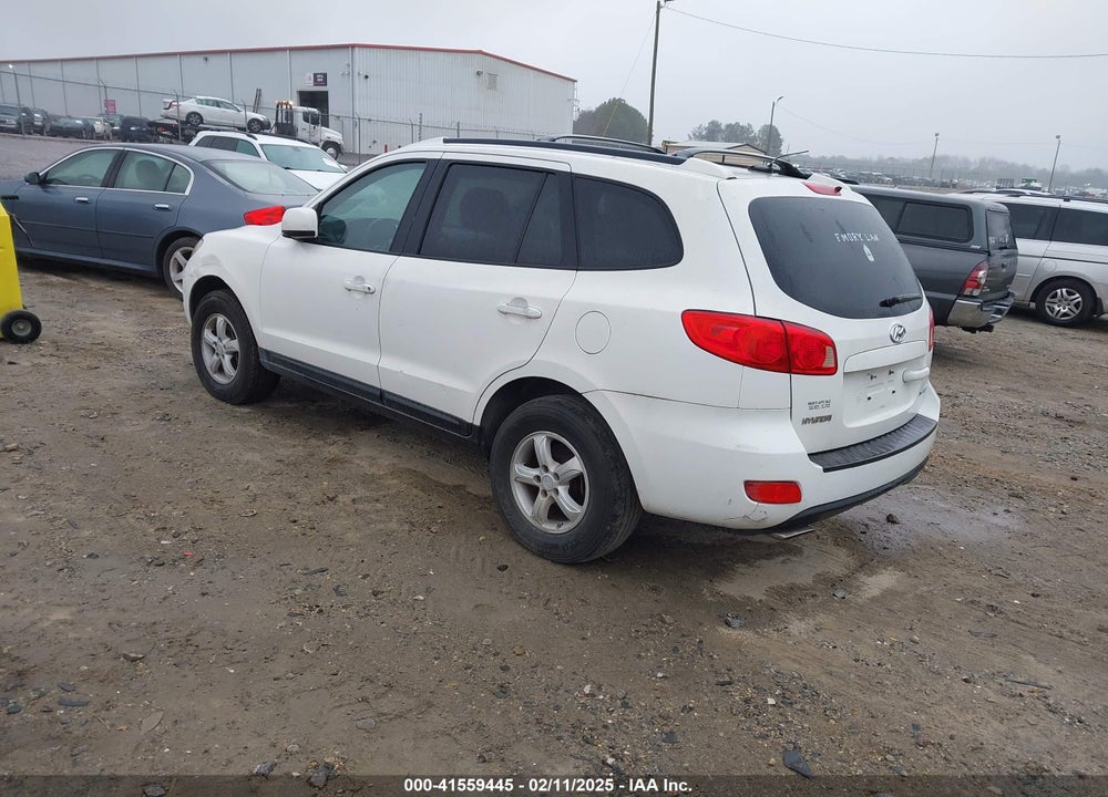 2007 HYUNDAI SANTA FE GLS VIN: 5NMSG13DX7H111657