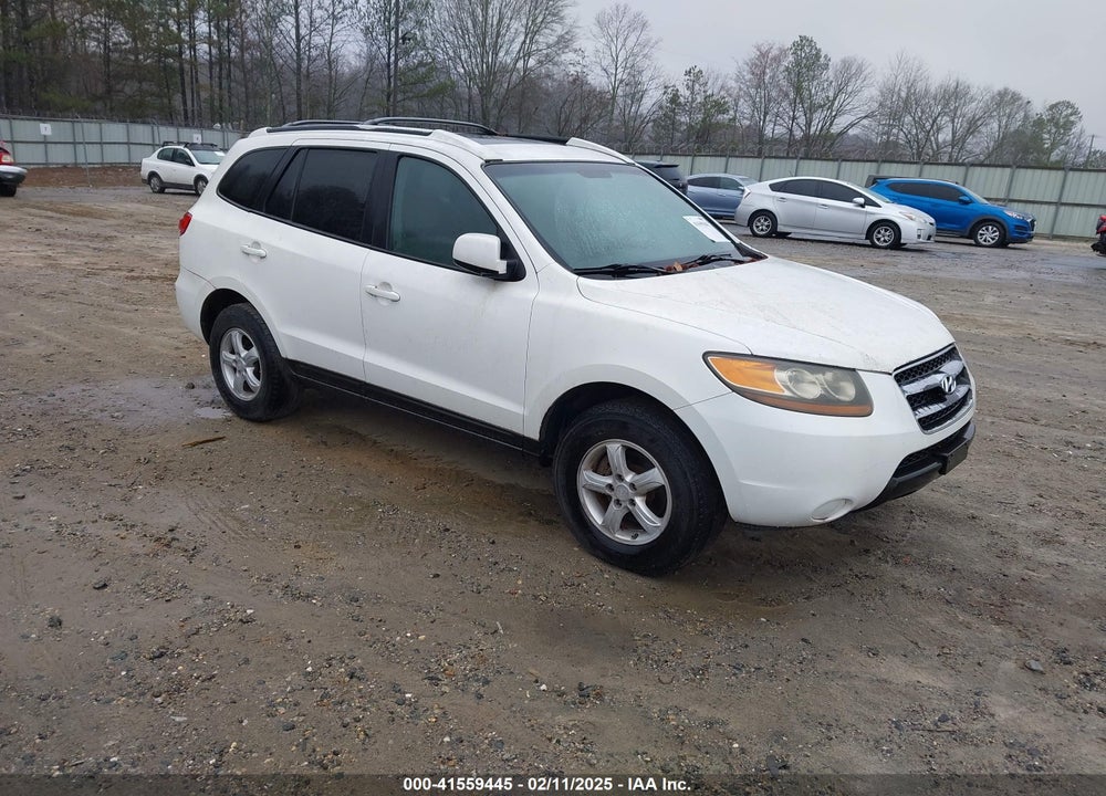 2007 HYUNDAI SANTA FE GLS VIN: 5NMSG13DX7H111657