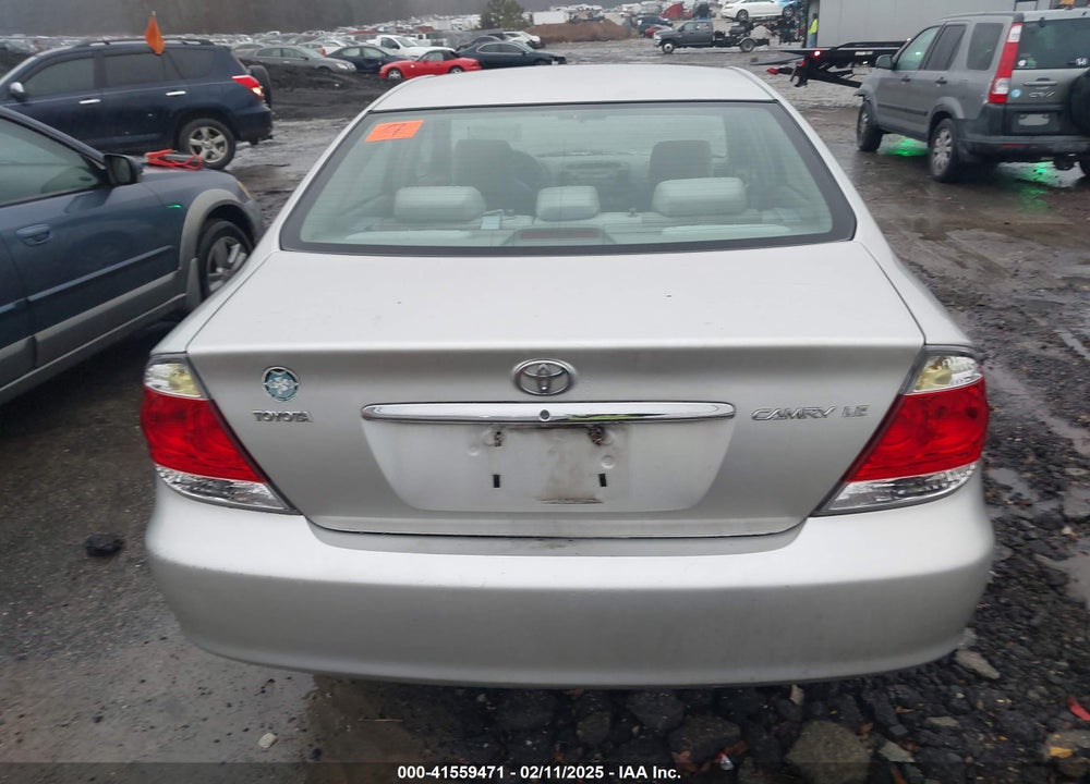 2005 TOYOTA CAMRY LE VIN: 4T1BE32K25U964721