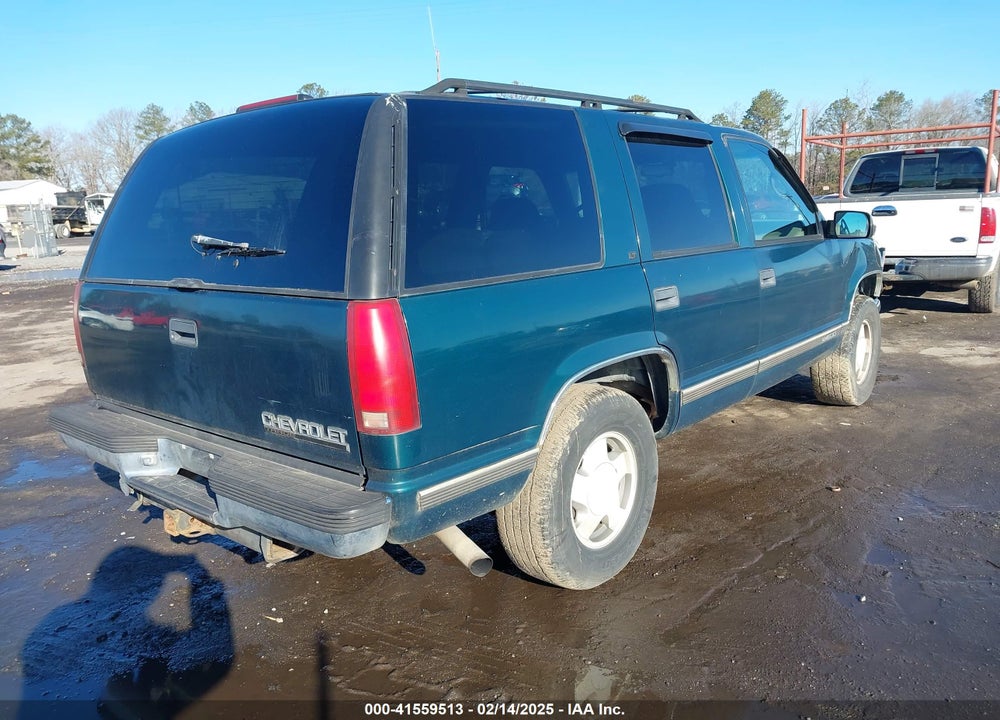 1996 CHEVROLET TAHOE K1500 VIN: 1GNEK13R9TJ392739