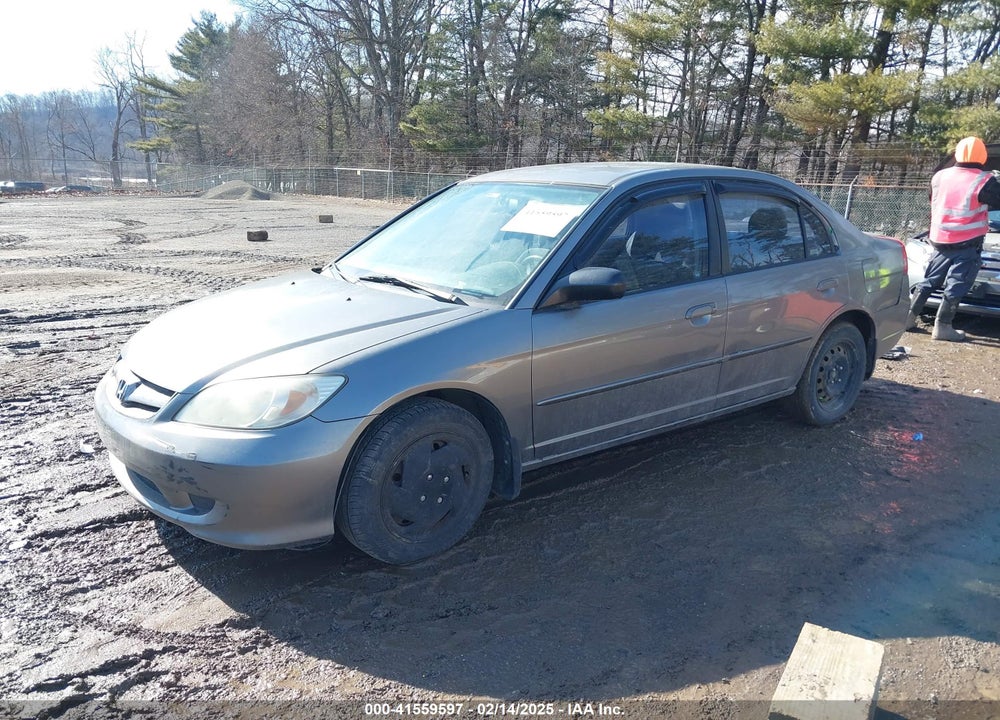 2004 HONDA CIVIC LX VIN: 1HGES16514L001401