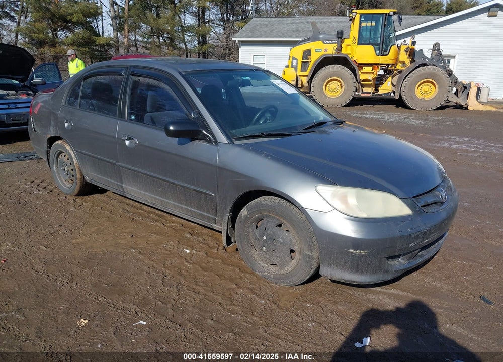 2004 HONDA CIVIC LX VIN: 1HGES16514L001401