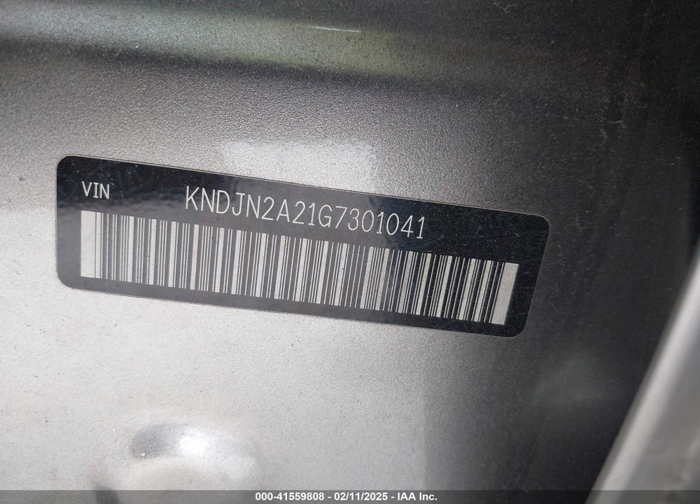 2016 KIA SOUL VIN: KNDJN2A21G7301041