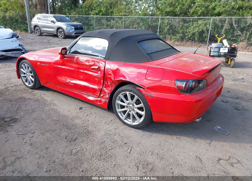2007 HONDA S2000 VIN: JHMAP21477S001141