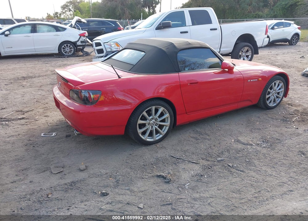2007 HONDA S2000 VIN: JHMAP21477S001141