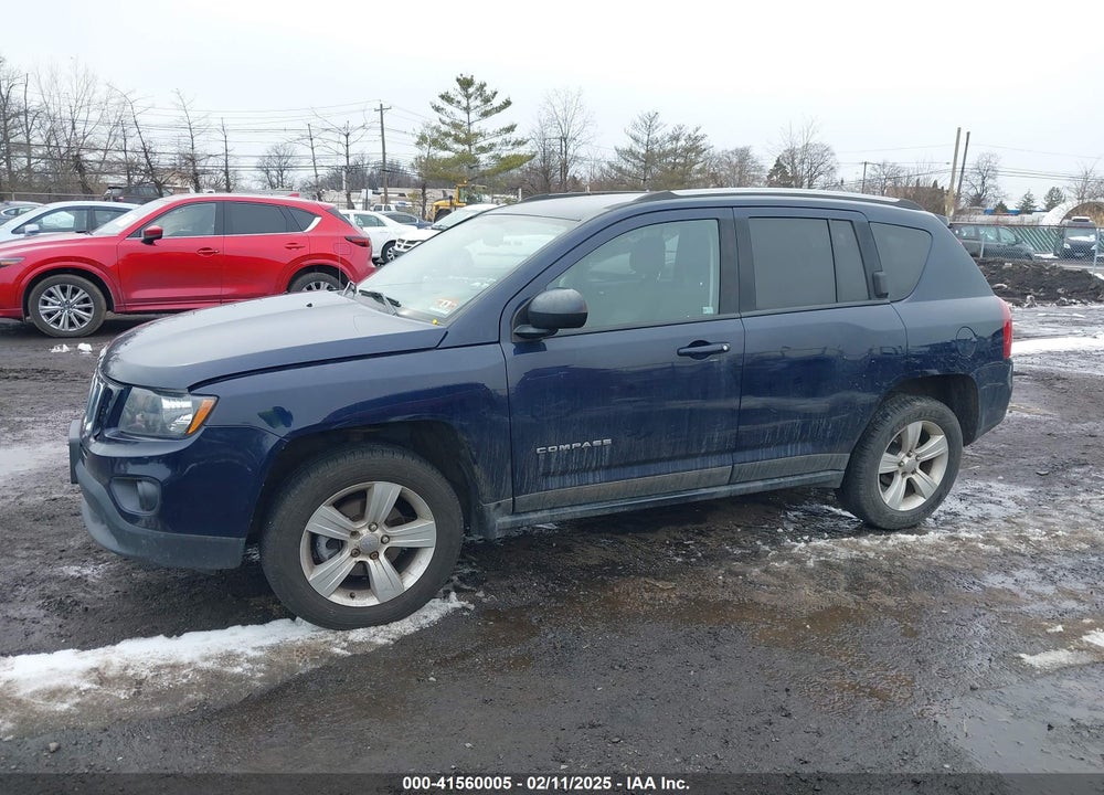 2017 JEEP COMPASS SPORT 4X4 VIN: 1C4NJDBB2HD105927