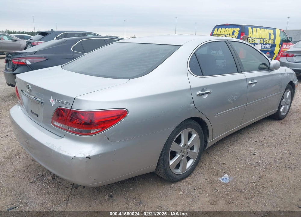 2005 LEXUS ES 330 VIN: JTHBA30G055122323