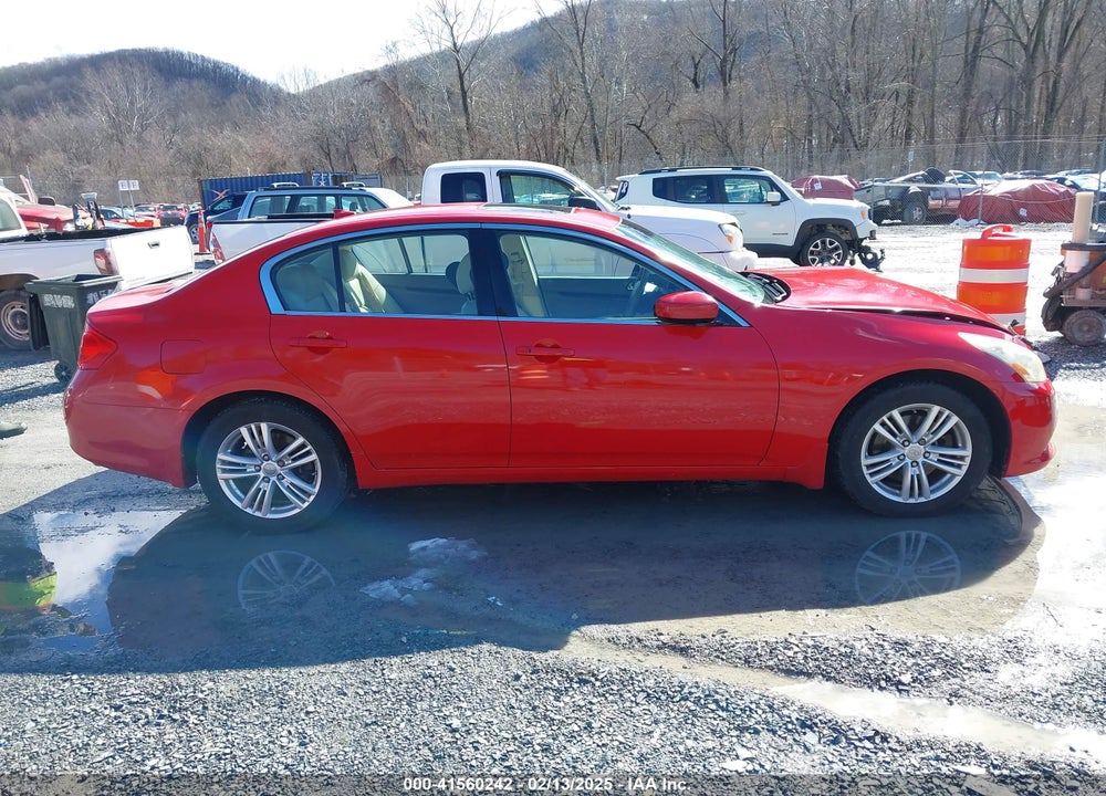 2010 INFINITI G37X VIN: JN1CV6AR7AM454791