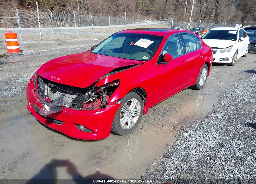 2010 INFINITI G37X VIN: JN1CV6AR7AM454791