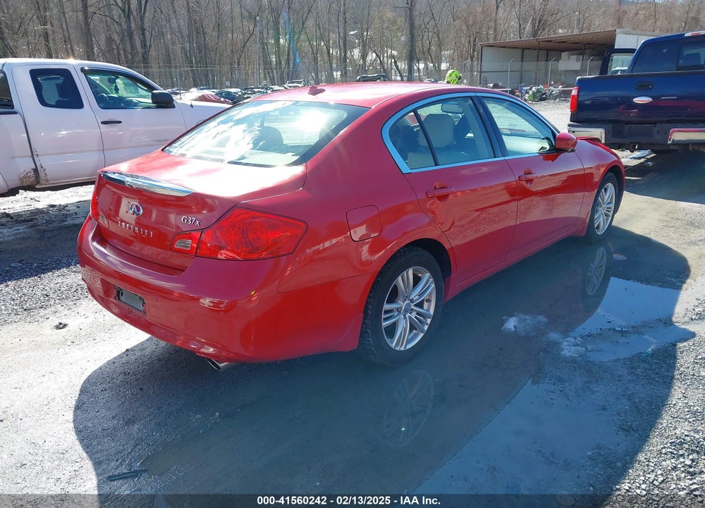 2010 INFINITI G37X VIN: JN1CV6AR7AM454791