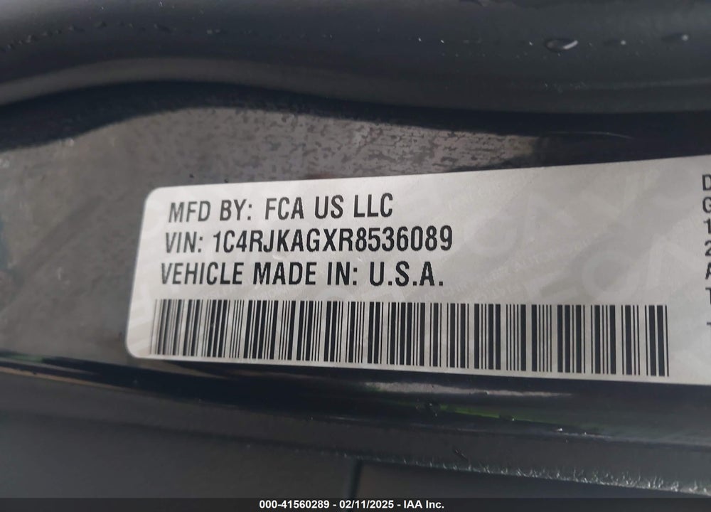 2024 JEEP GRAND CHEROKEE L ALTITUDE 4X4 VIN: 1C4RJKAGXR8536089
