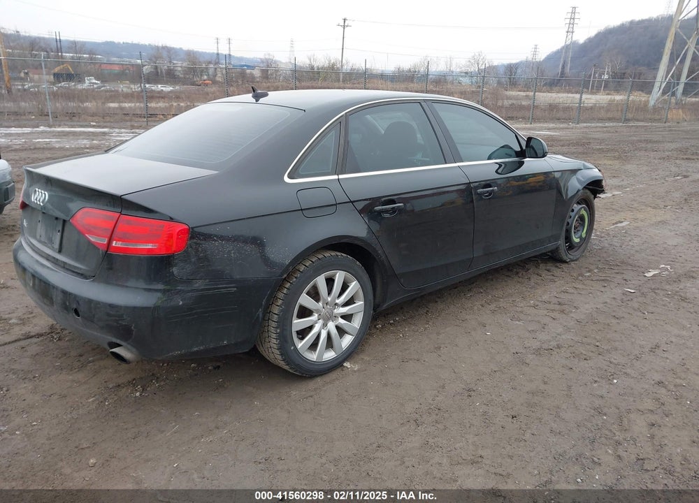 2009 AUDI A4 VIN: WAULK78K29N007907