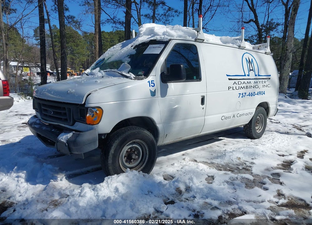 2007 FORD E-150 COMMERCIAL/RECREATIONAL VIN: 1FTNE14WX7DB23318