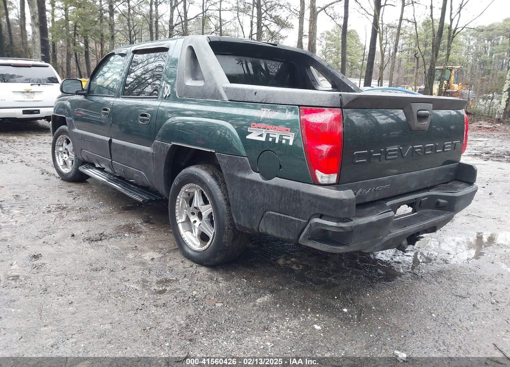 2003 CHEVROLET AVALANCHE 1500 VIN: 3GNEC13T53G126421