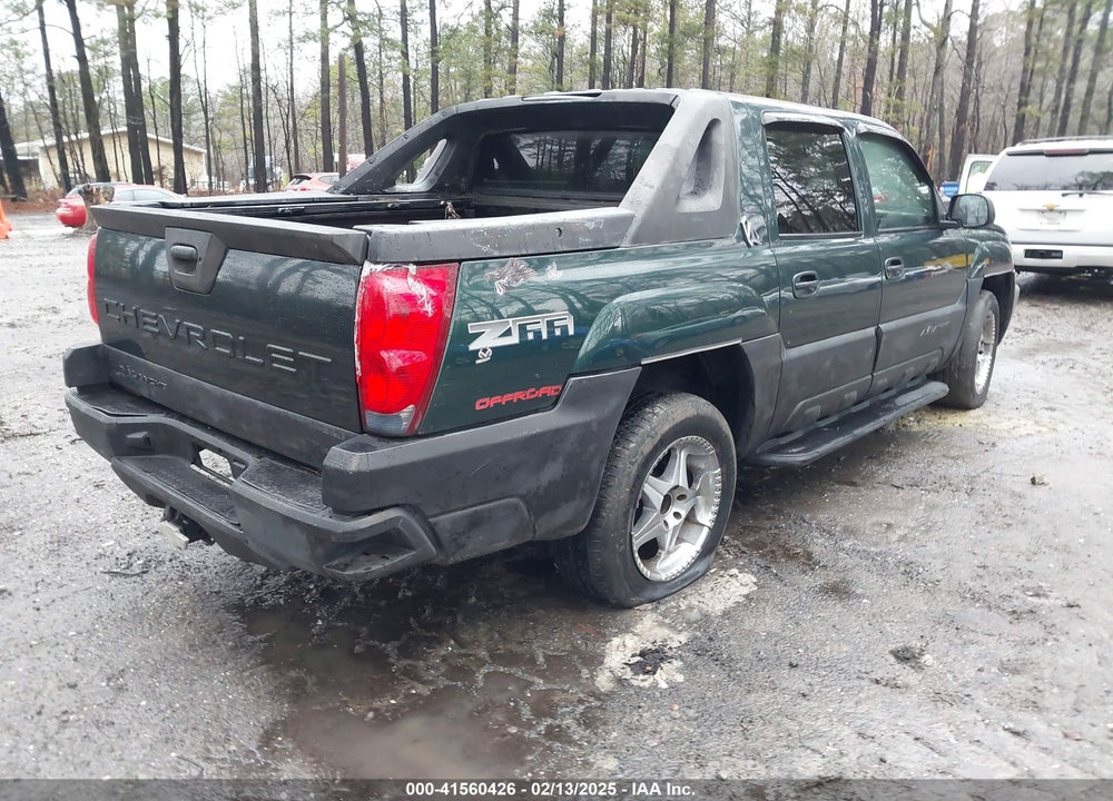 2003 CHEVROLET AVALANCHE 1500 VIN: 3GNEC13T53G126421