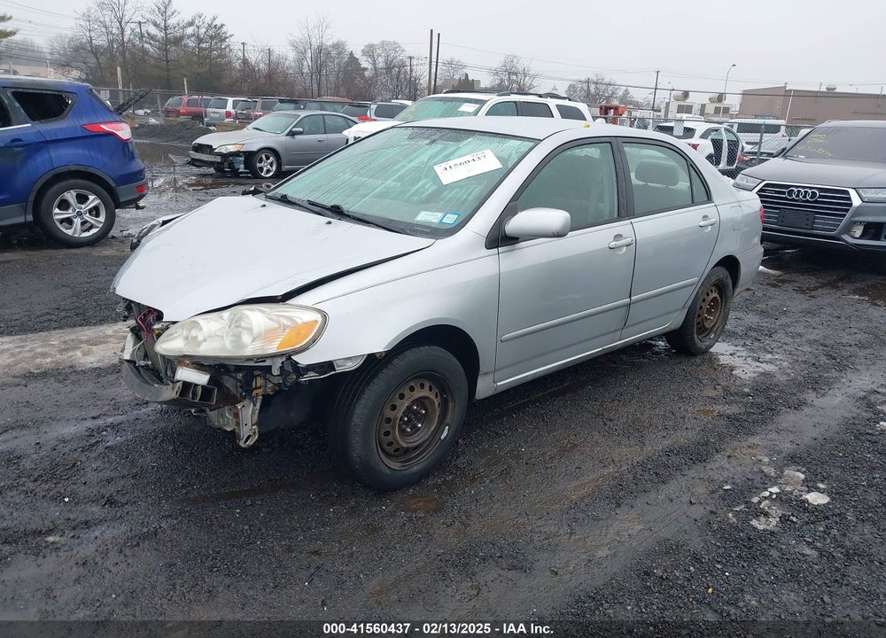 2006 TOYOTA COROLLA LE VIN: 2T1BR32E86C655501