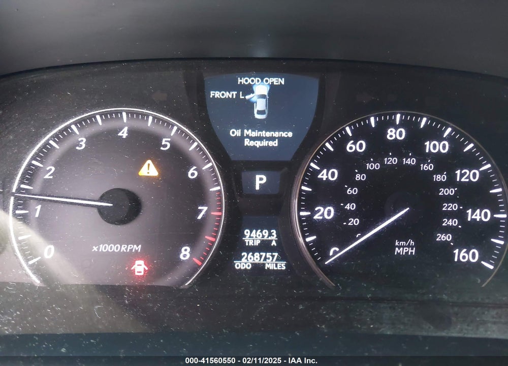 2008 LEXUS LS 460 VIN: JTHBL46F885071964