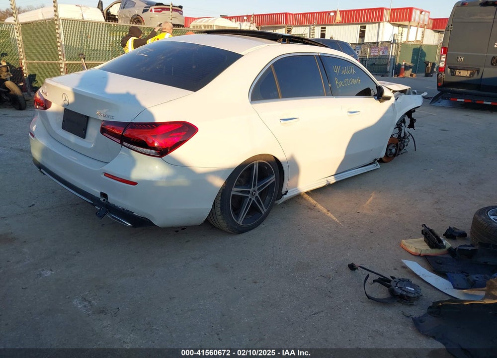 2019 MERCEDES-BENZ A 220 4MATIC VIN: WDD3G4FB5KW022123