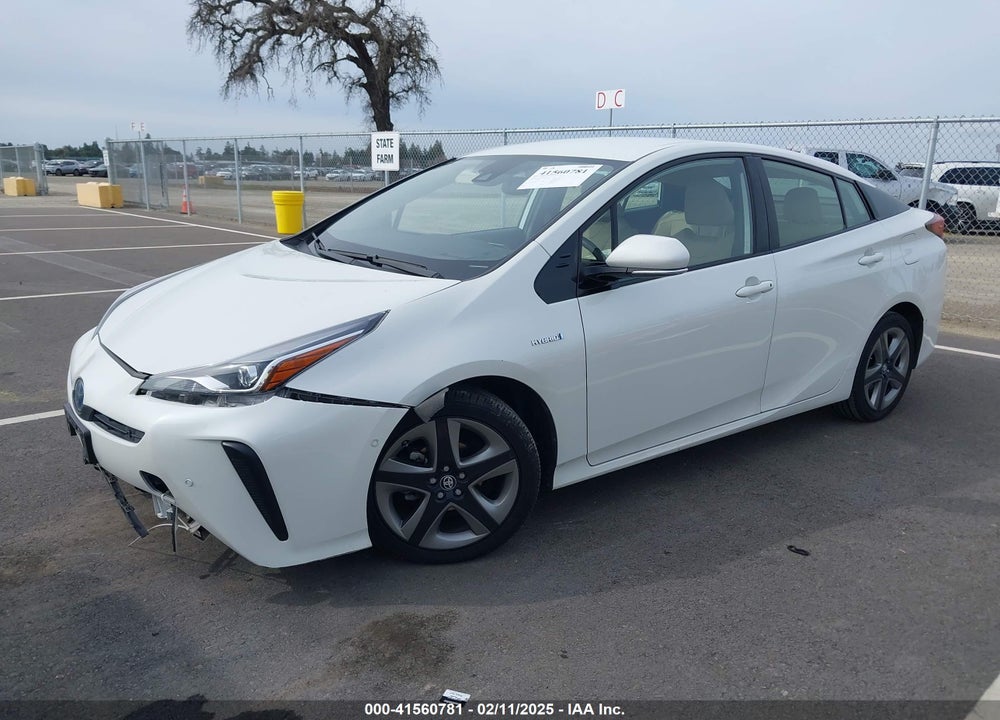 2020 TOYOTA PRIUS VIN: JTDKARFUXL3123733