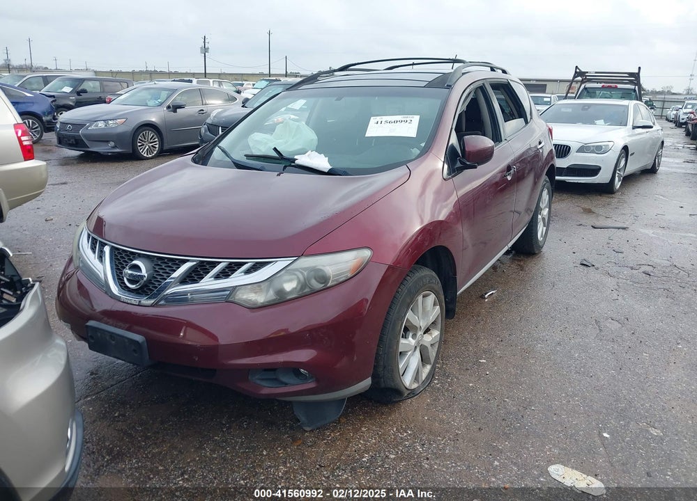 2011 NISSAN MURANO SV VIN: JN8AZ1MU2BW060542