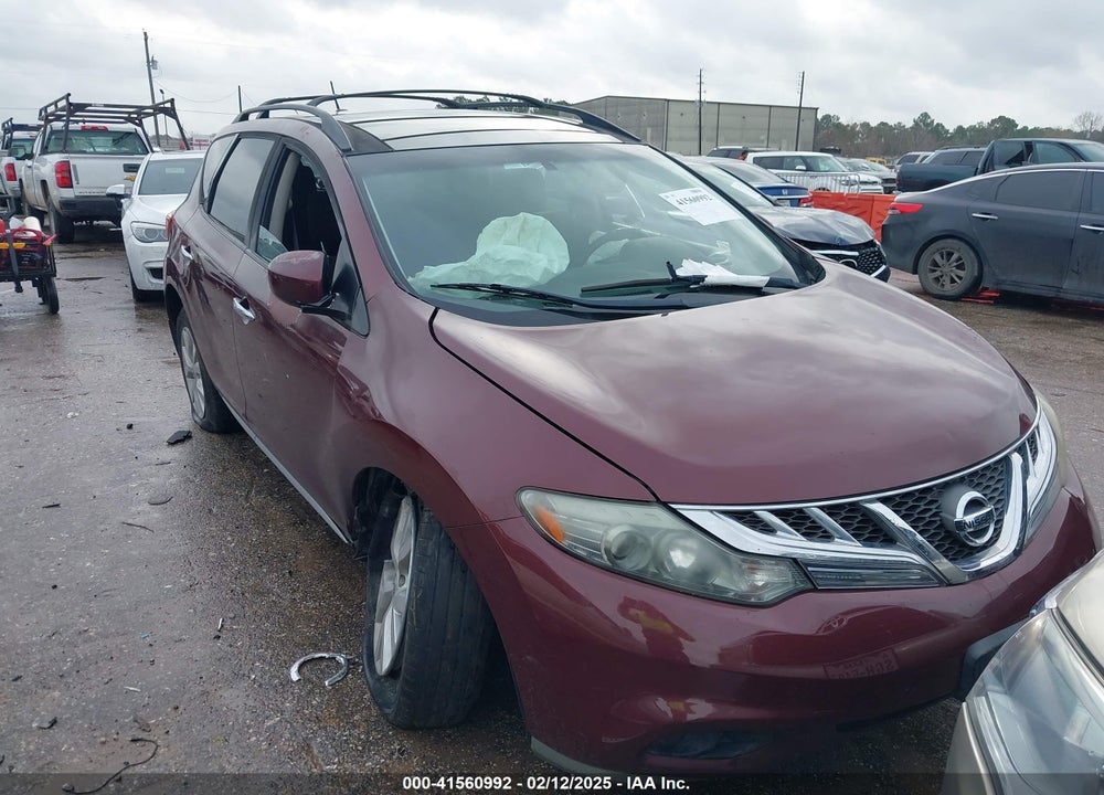 2011 NISSAN MURANO SV VIN: JN8AZ1MU2BW060542