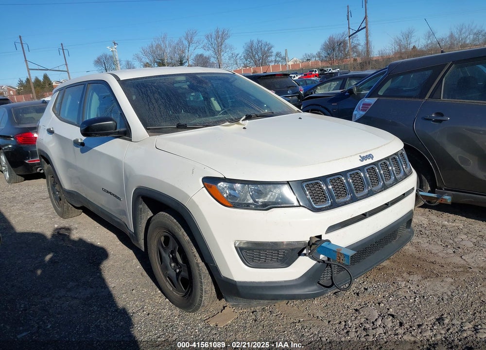 2018 JEEP COMPASS SPORT FWD VIN: 3C4NJCAB8JT263412