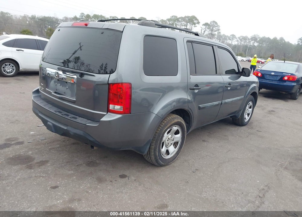 2013 HONDA PILOT LX VIN: 5FNYF3H24DB014225