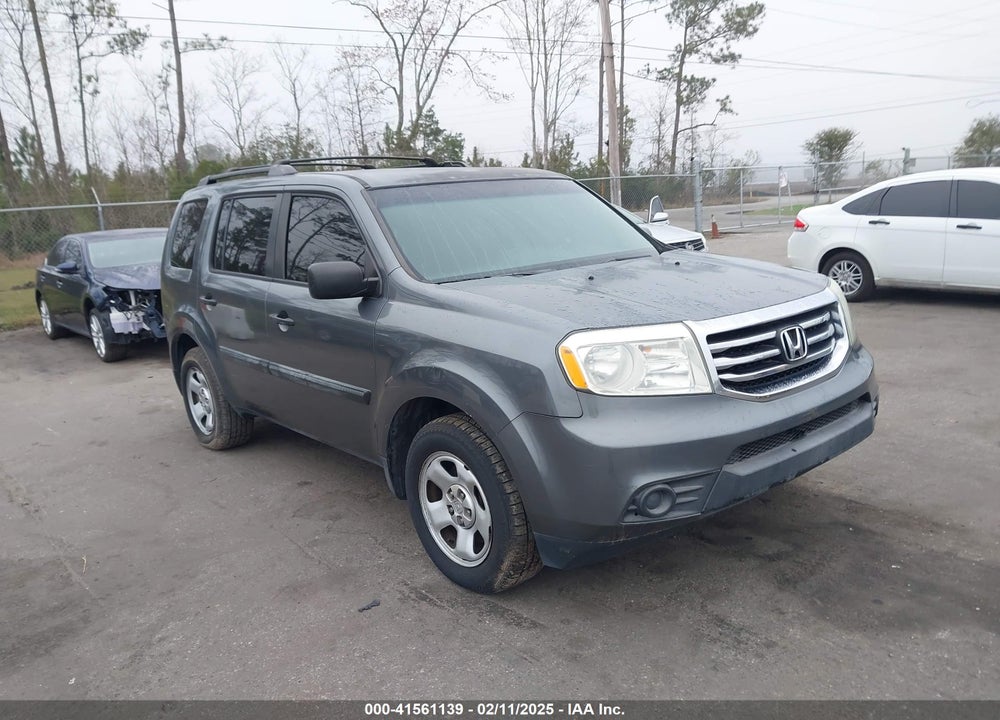 2013 HONDA PILOT LX VIN: 5FNYF3H24DB014225