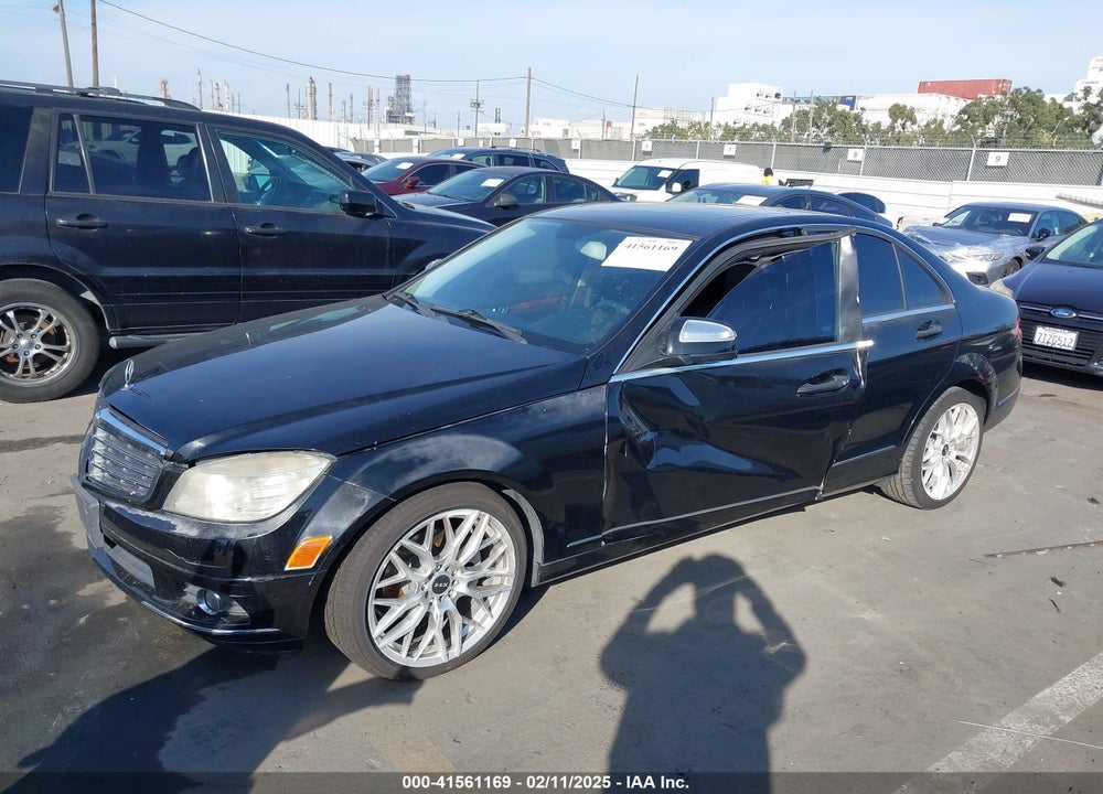 2008 MERCEDES-BENZ C 300 VIN: WDDGF54X88F185320
