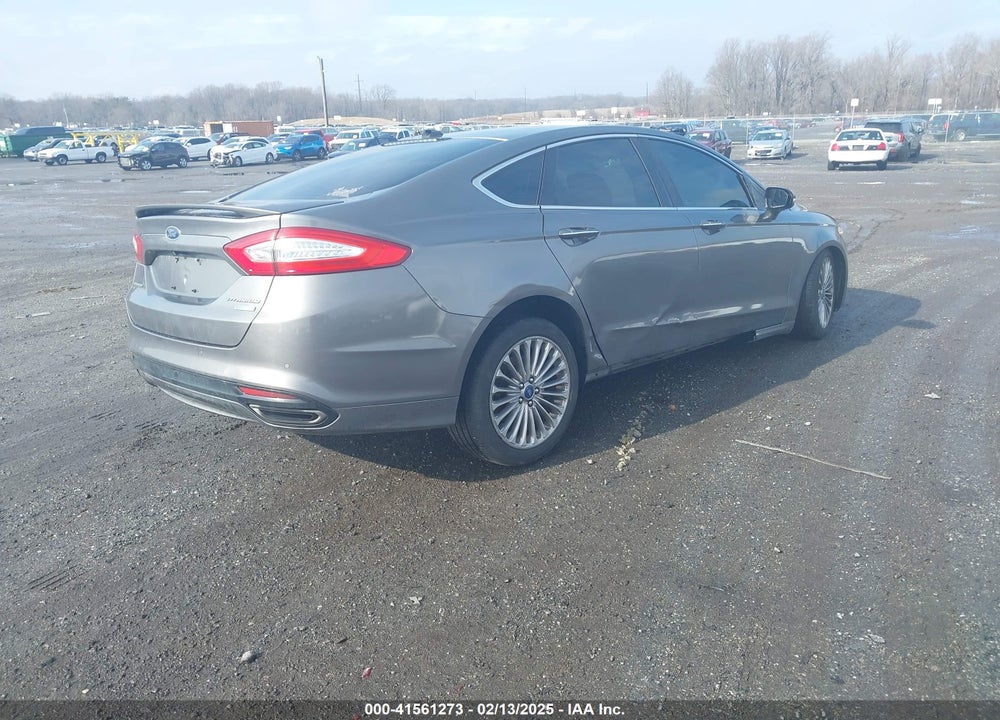 2013 FORD FUSION VIN: 3FA6P0K95DR365433