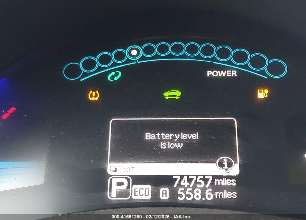 2013 NISSAN LEAF VIN: 1N4AZ0CP0DC422086