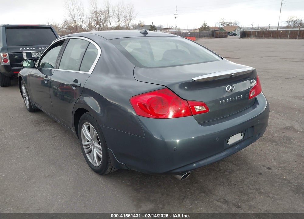 2012 INFINITI G37X VIN: JN1CV6AR6CM973267