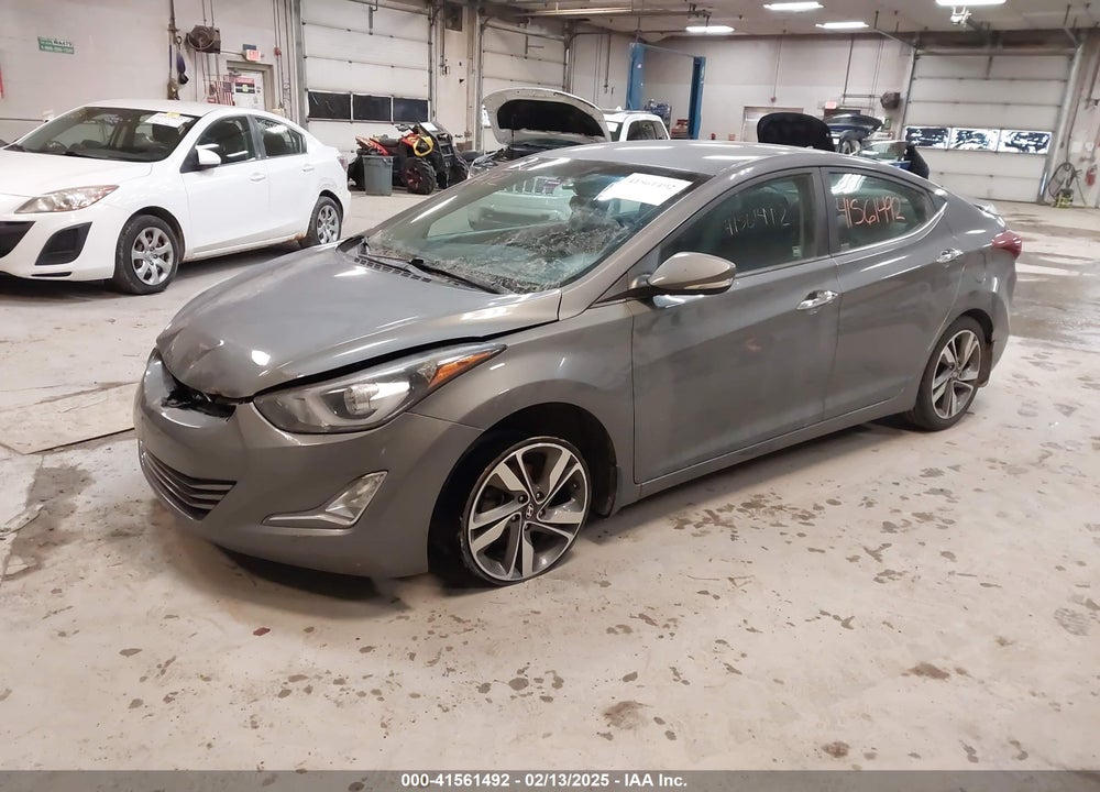 2014 HYUNDAI ELANTRA LIMITED VIN: 5NPDH4AE3EH523972