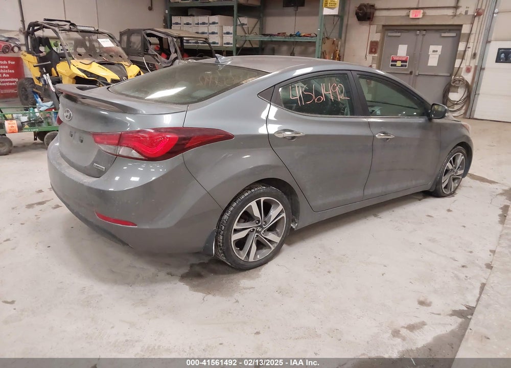 2014 HYUNDAI ELANTRA LIMITED VIN: 5NPDH4AE3EH523972