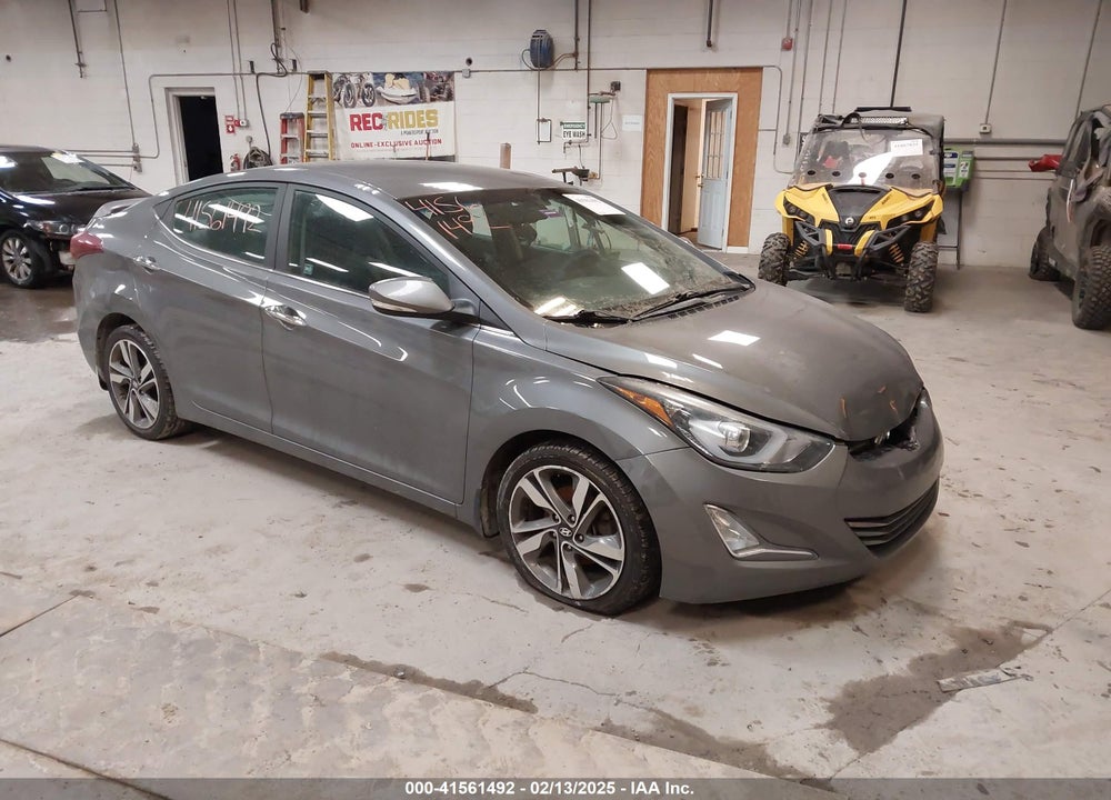 2014 HYUNDAI ELANTRA LIMITED VIN: 5NPDH4AE3EH523972