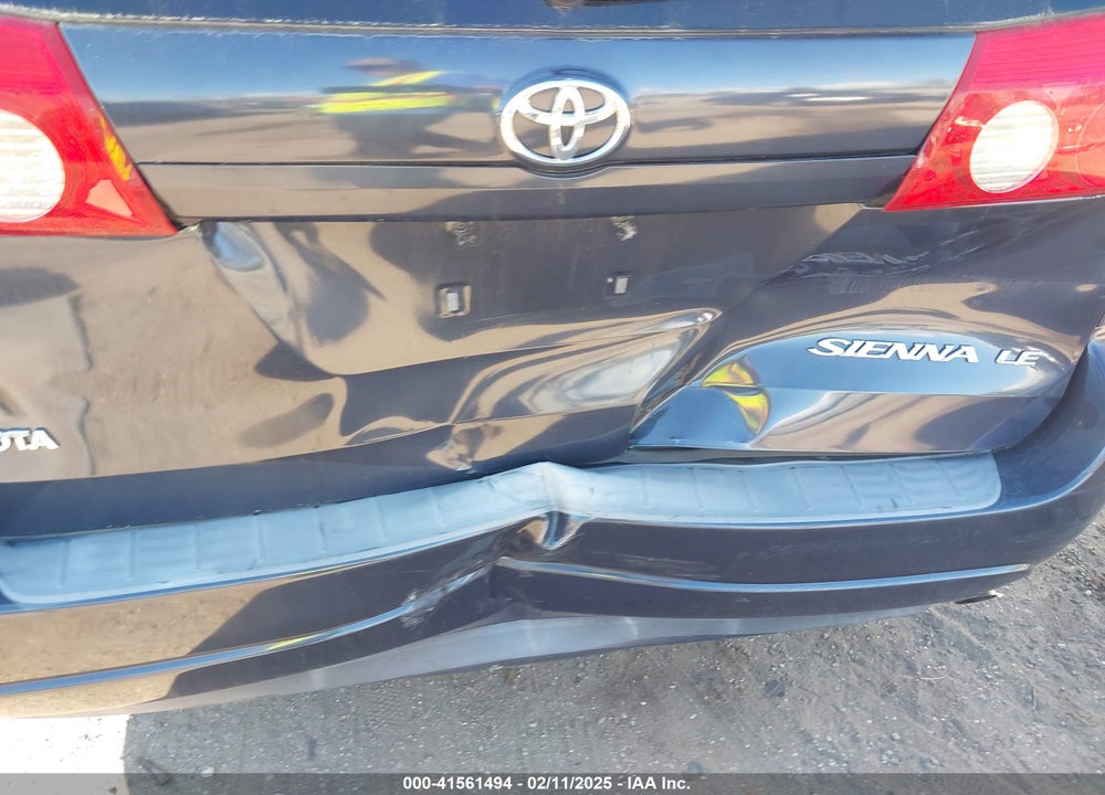 2007 TOYOTA SIENNA LE VIN: 5TDZK23CX7S052620