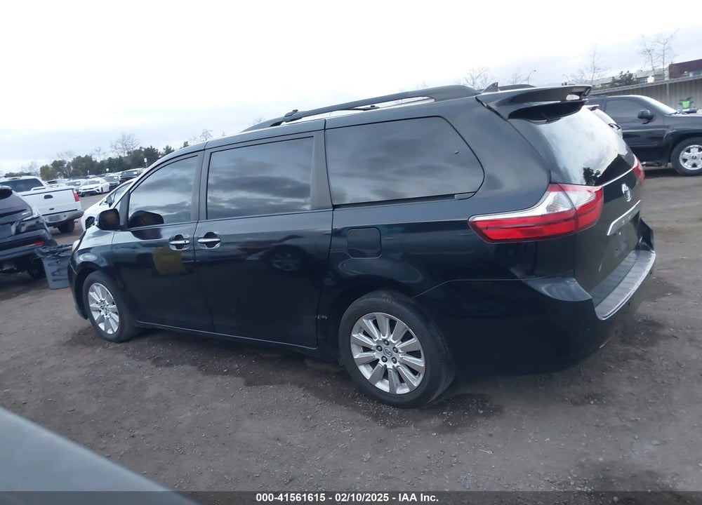 2015 TOYOTA SIENNA LIMITED 7 PASSENGER VIN: 5TDYK3DC9FS542271
