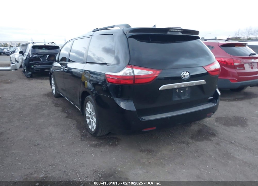 2015 TOYOTA SIENNA LIMITED 7 PASSENGER VIN: 5TDYK3DC9FS542271