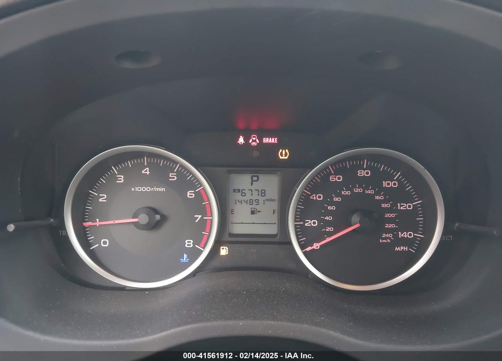 2014 SUBARU FORESTER VIN: JF2SJAEC8EH432165