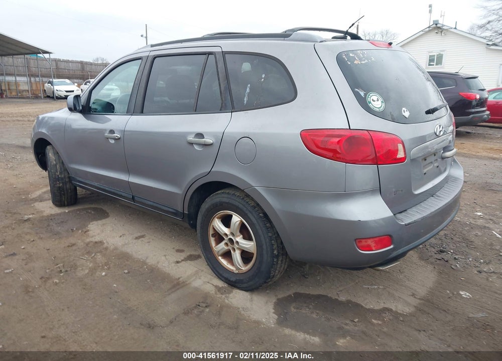 2007 HYUNDAI SANTA FE GLS VIN: 5NMSG13D87H060885