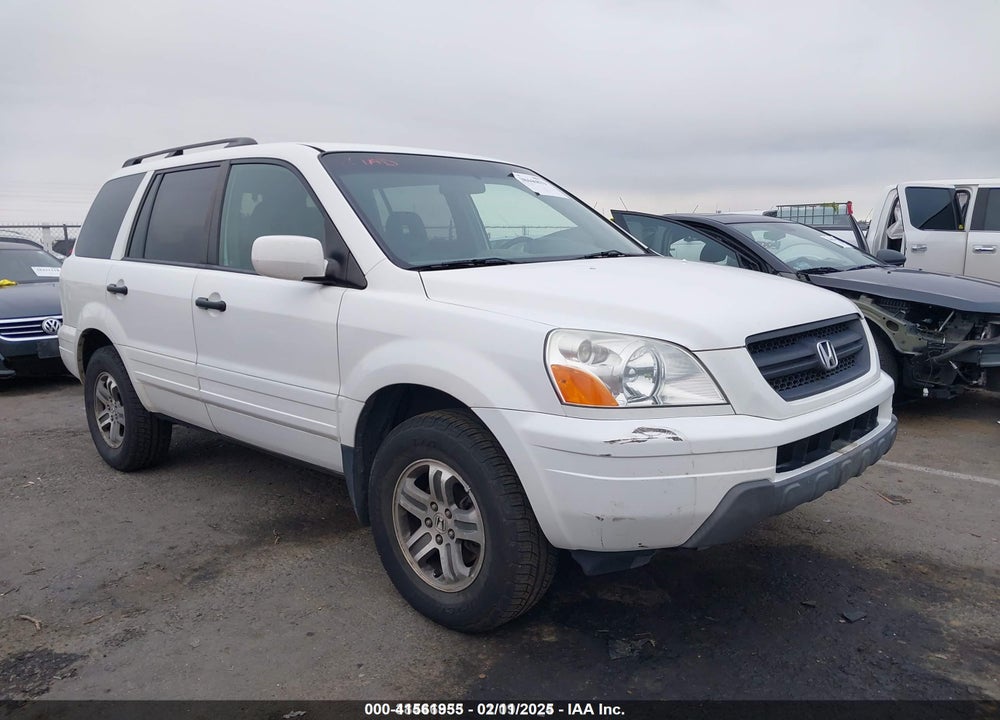 2004 HONDA PILOT EX-L VIN: 2HKYF18654H615426