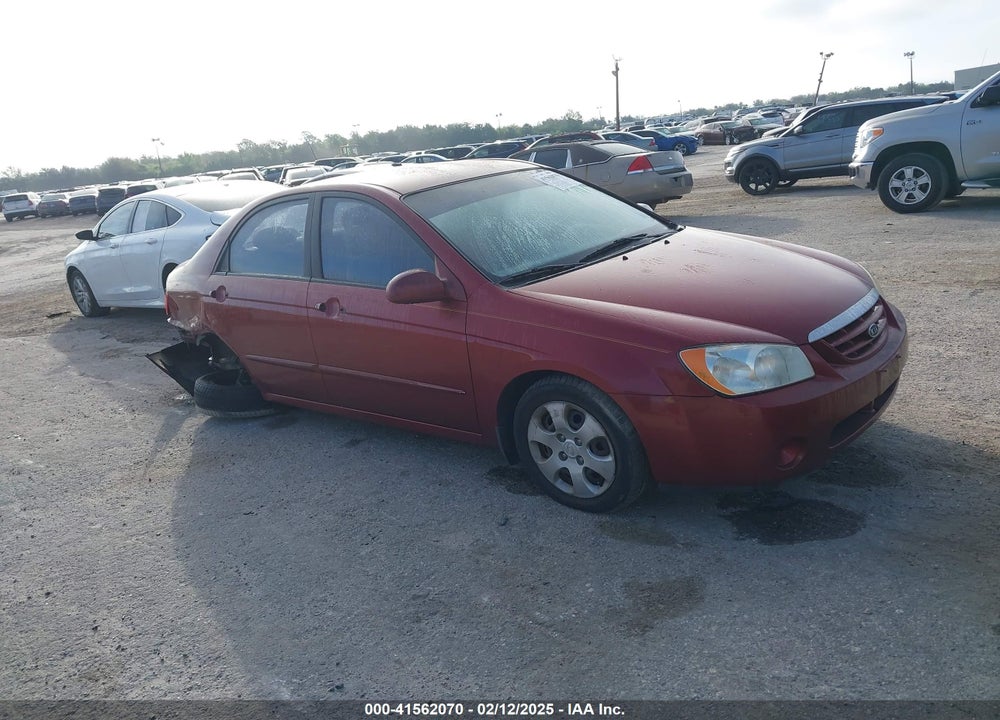 2006 KIA SPECTRA VIN: KNAFE121765272013