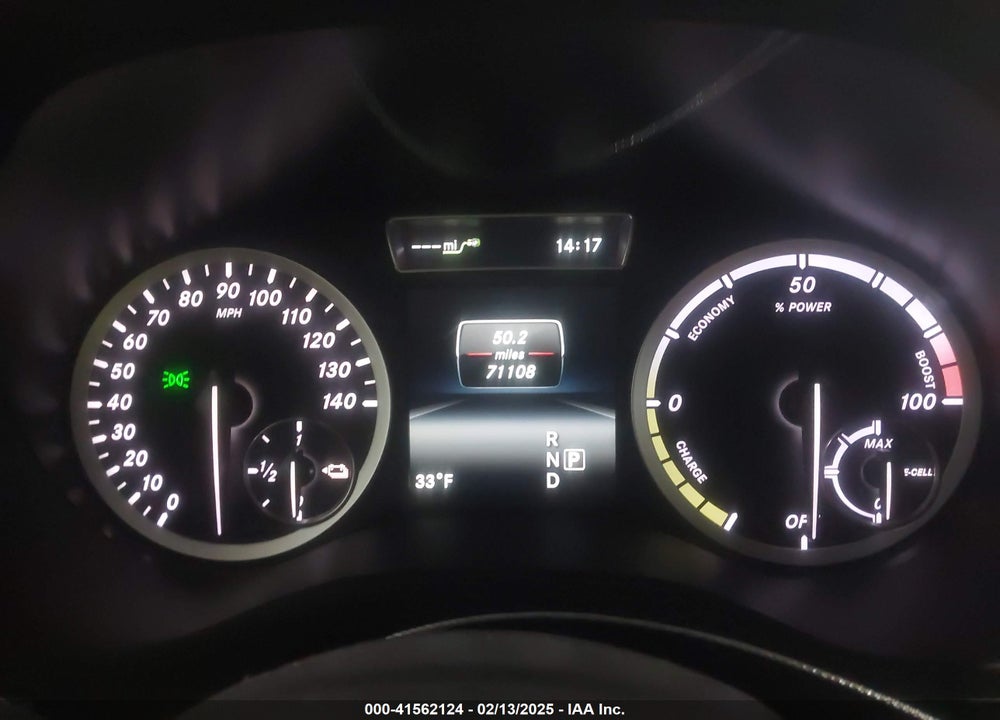 2014 MERCEDES-BENZ B-CLASS ELECTRIC DRIVE VIN: WDDVP9AB5EJ002890