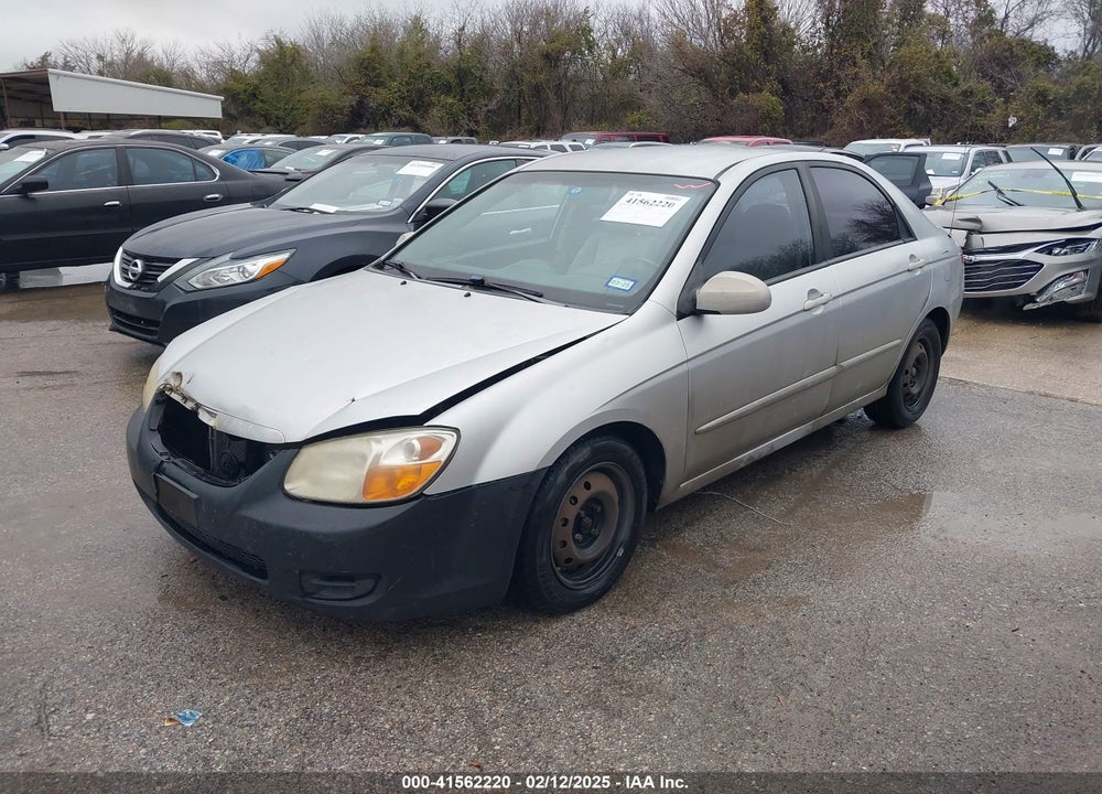 2008 KIA SPECTRA VIN: KNAFE121985537873