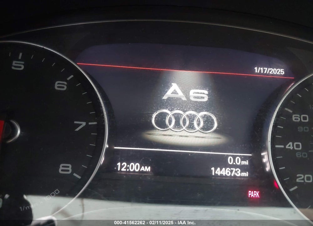 2013 AUDI A6 VIN: WAUDFAFC3DN006632
