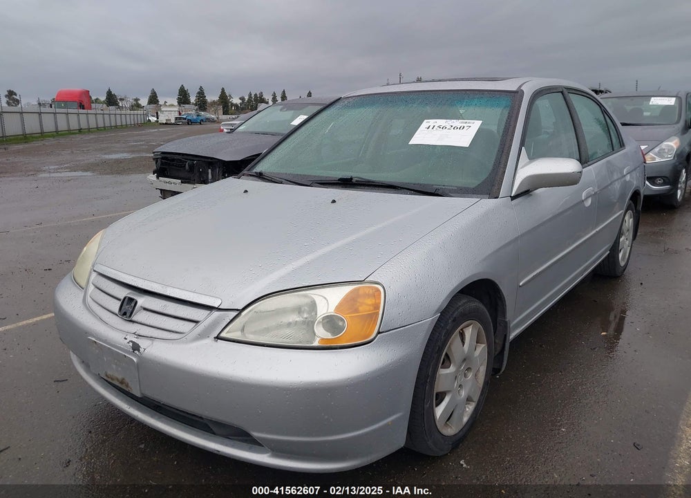 2002 HONDA CIVIC EX VIN: 2HGES26762H595615